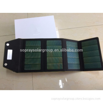 6W CIGS portable folding solar panel charger for cellphone charging